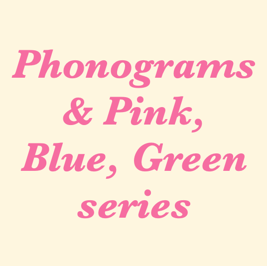Phonogram Folders & Pink, Blue, Green series