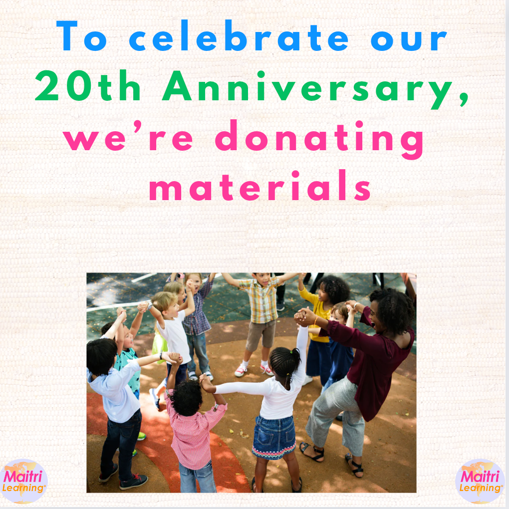 We're turning 20 and donating materials!