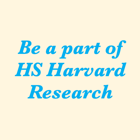 High School Teacher? Be a part of research at Harvard!