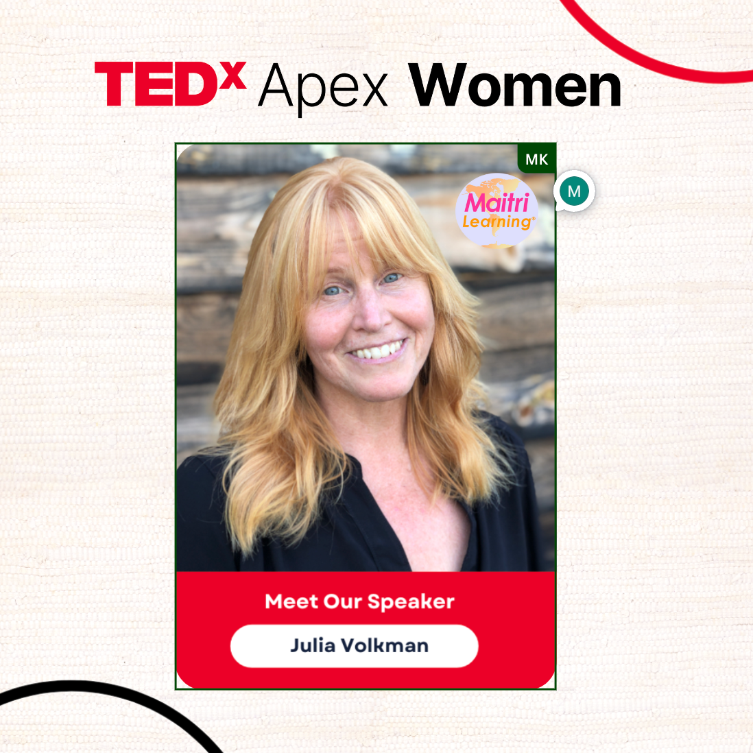 Julia is giving a TEDx talk!