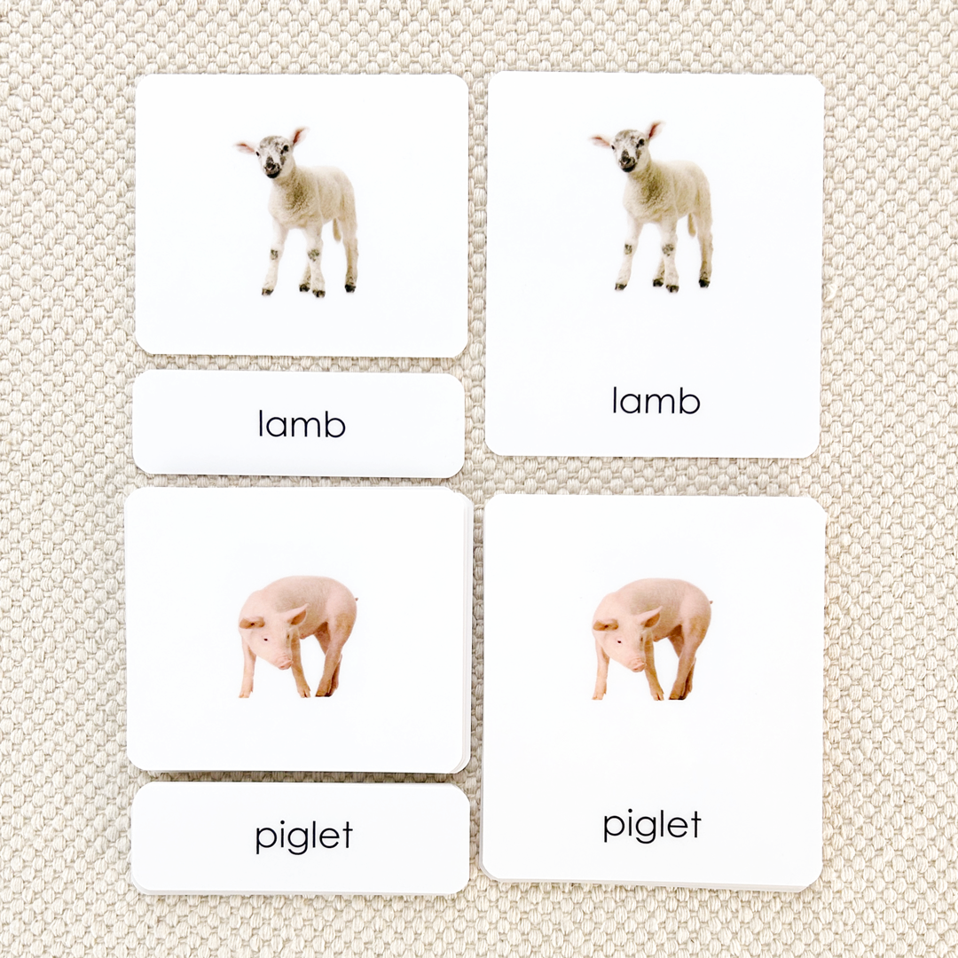 Farm Animals (Juvenile) 3-Part Reading