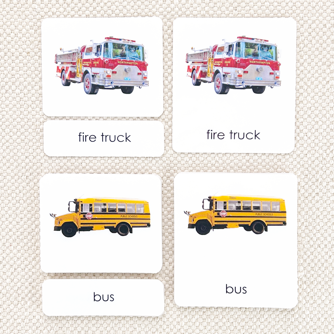 Transportation 3-Part Reading