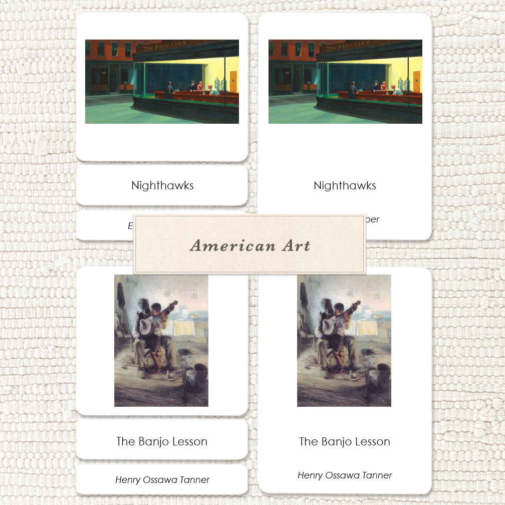 Fine Art 4-Part Cards - Maitri Learning