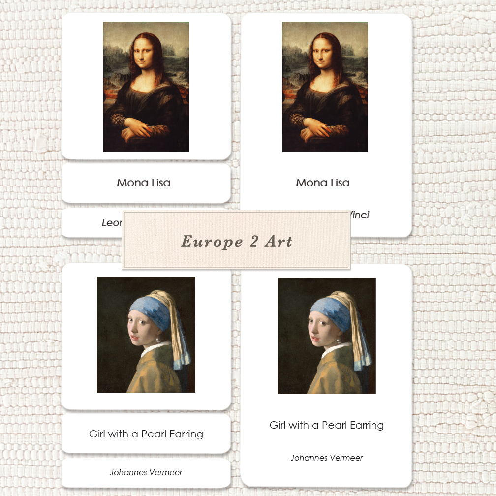 Fine Art 4-Part Cards - Maitri Learning