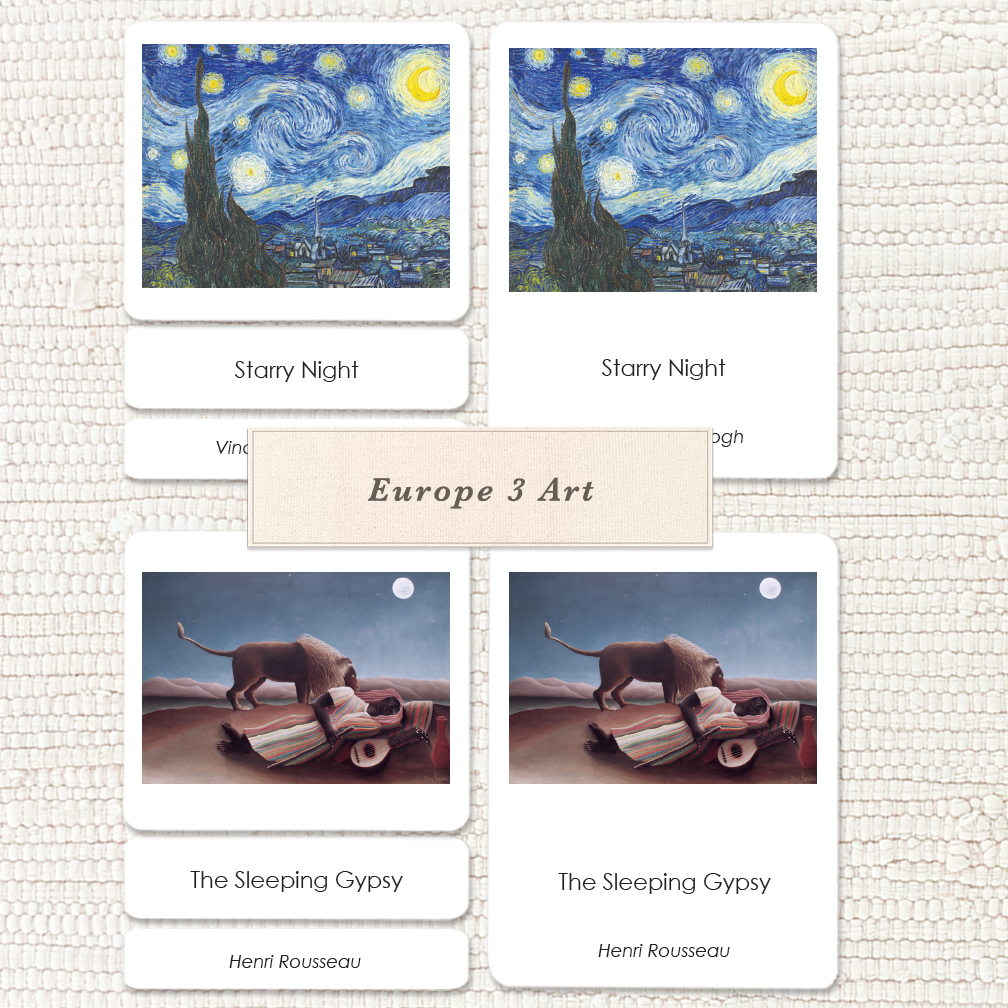 Fine Art 4-Part Cards - Maitri Learning
