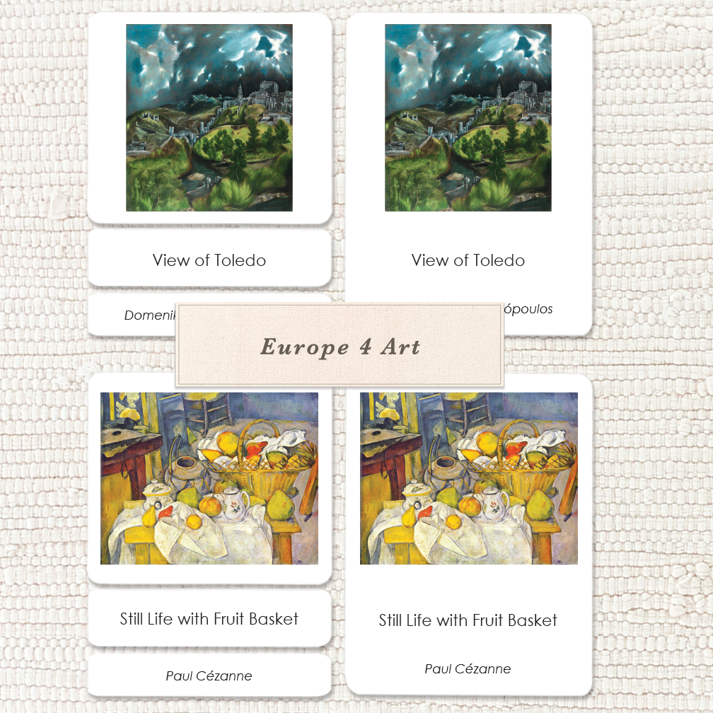 Fine Art 4-Part Cards - Maitri Learning