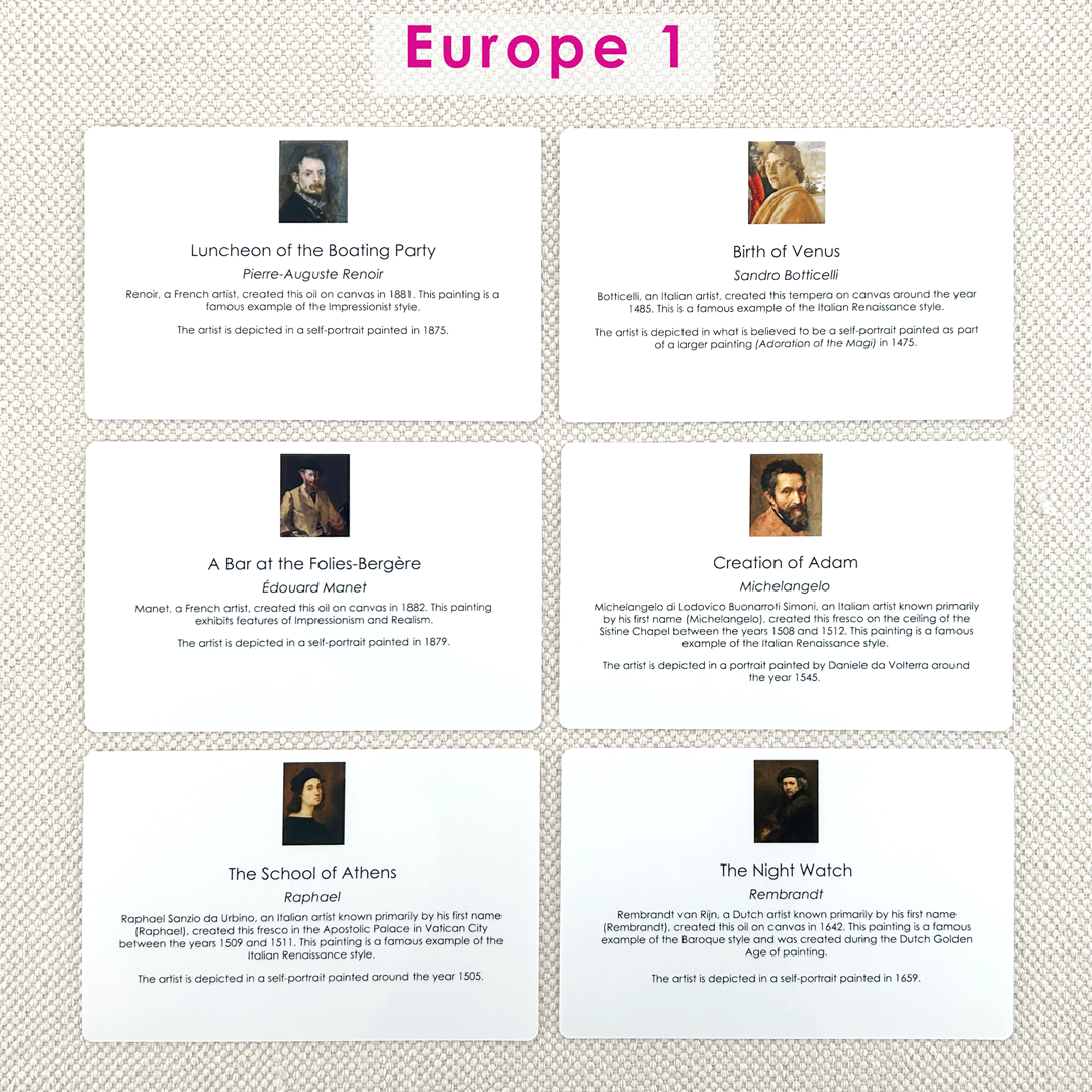 Fine Art Display Cards