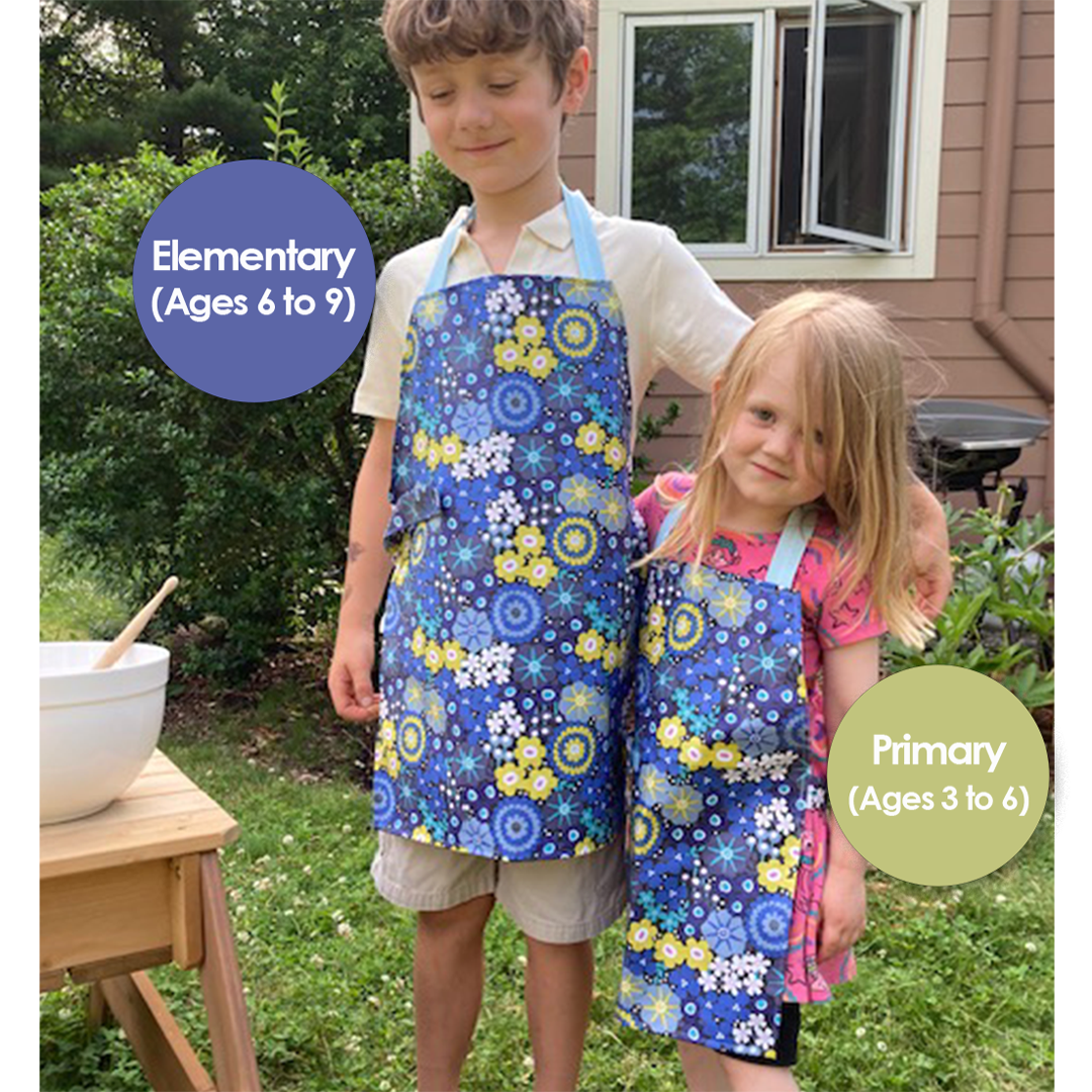 Blue Flower Aprons