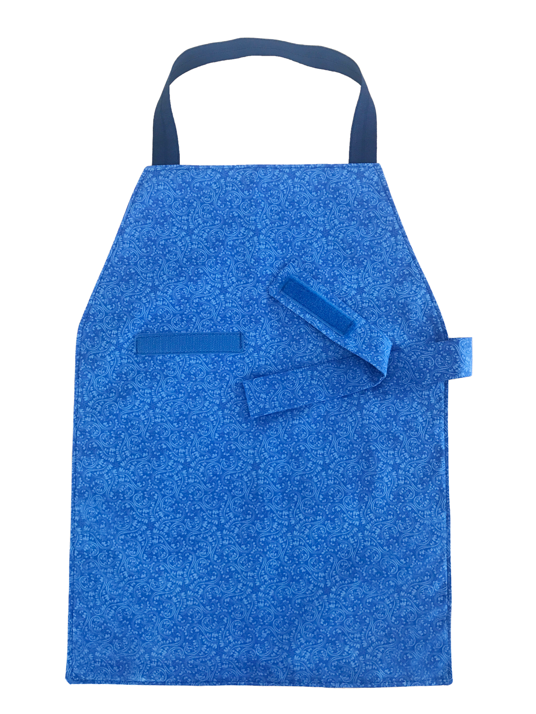 Cerulean Blue Cloth Apron - Maitri Learning