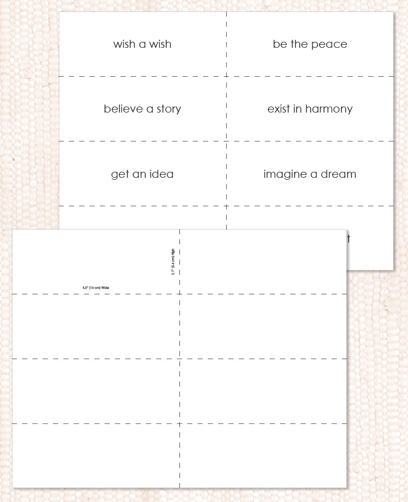 Grammar Step 12: The Verb (Mental Activity) Digital - Maitri Learning