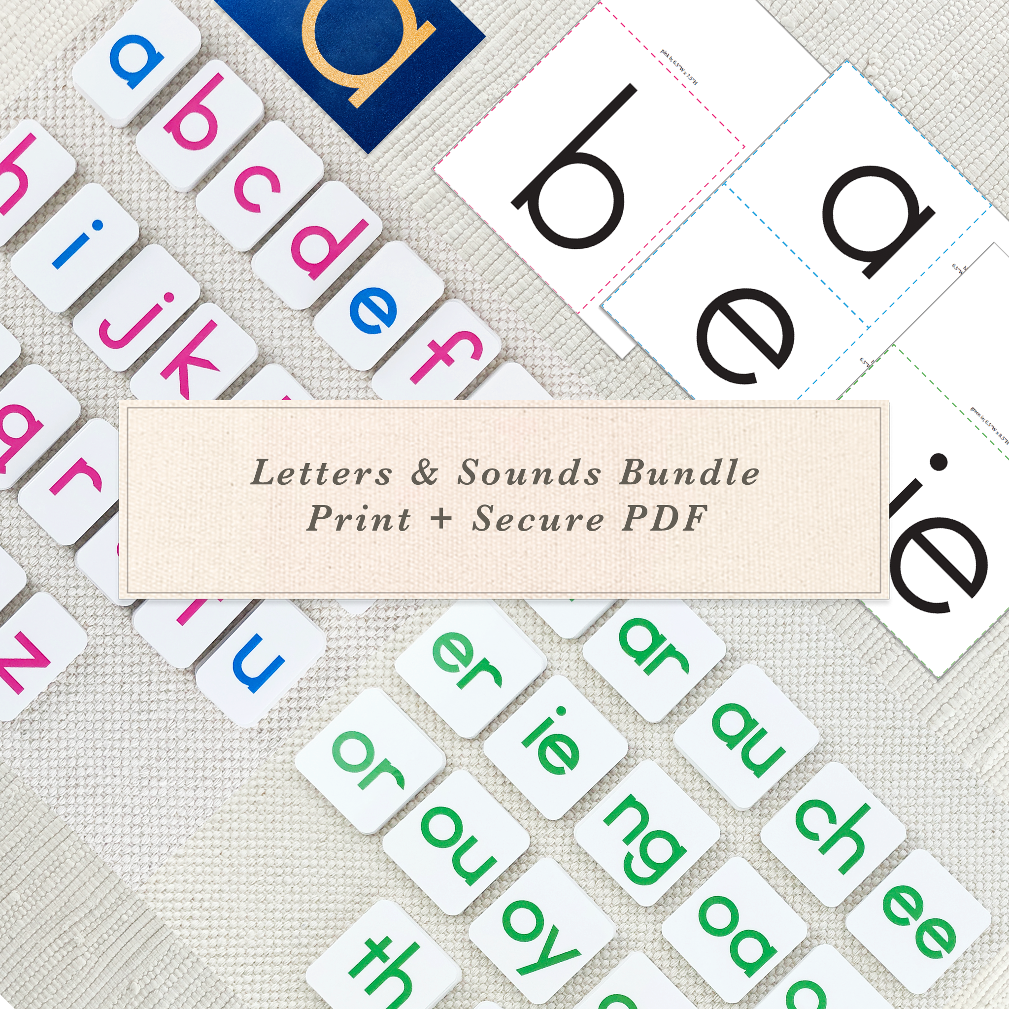 Letters & Sounds Bundle - Maitri Learning
