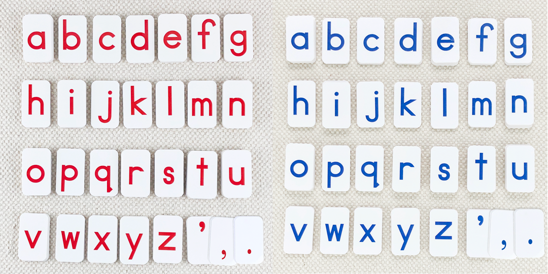 Blue Print Movable Alphabet