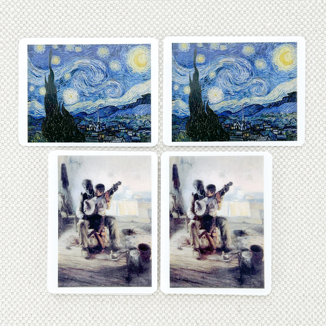 Fine Art Matching Cards