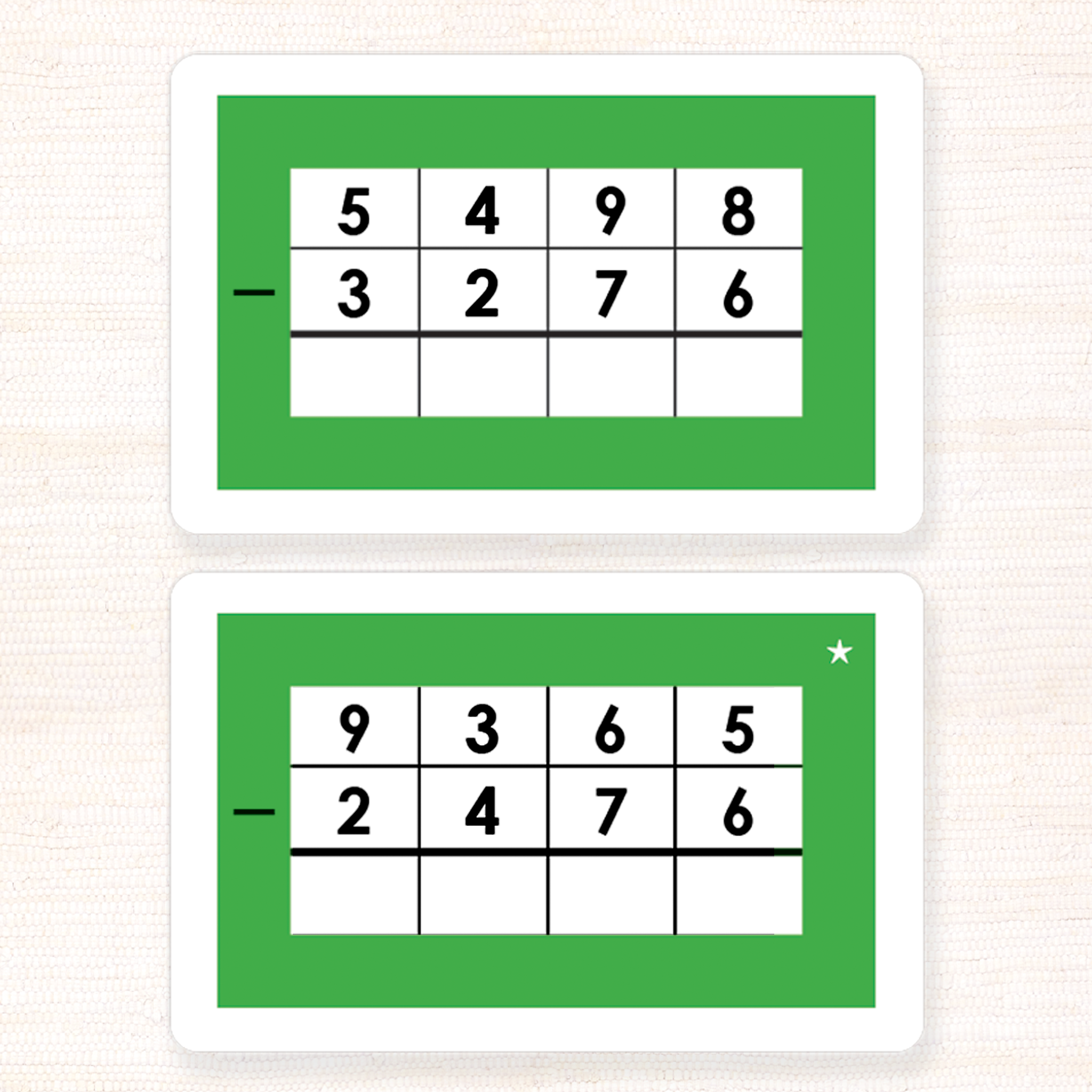Subtraction Equations - Maitri Learning