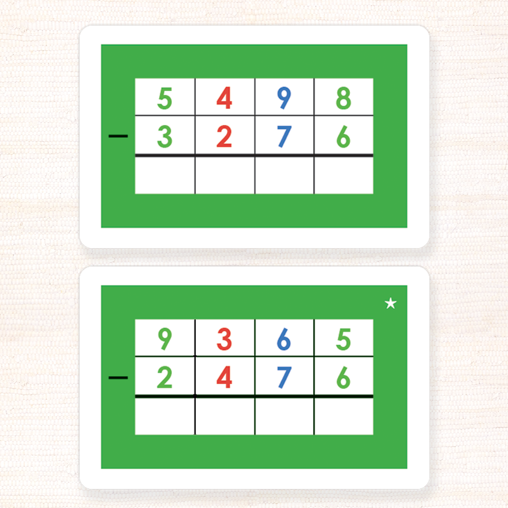 Subtraction Equations - Maitri Learning