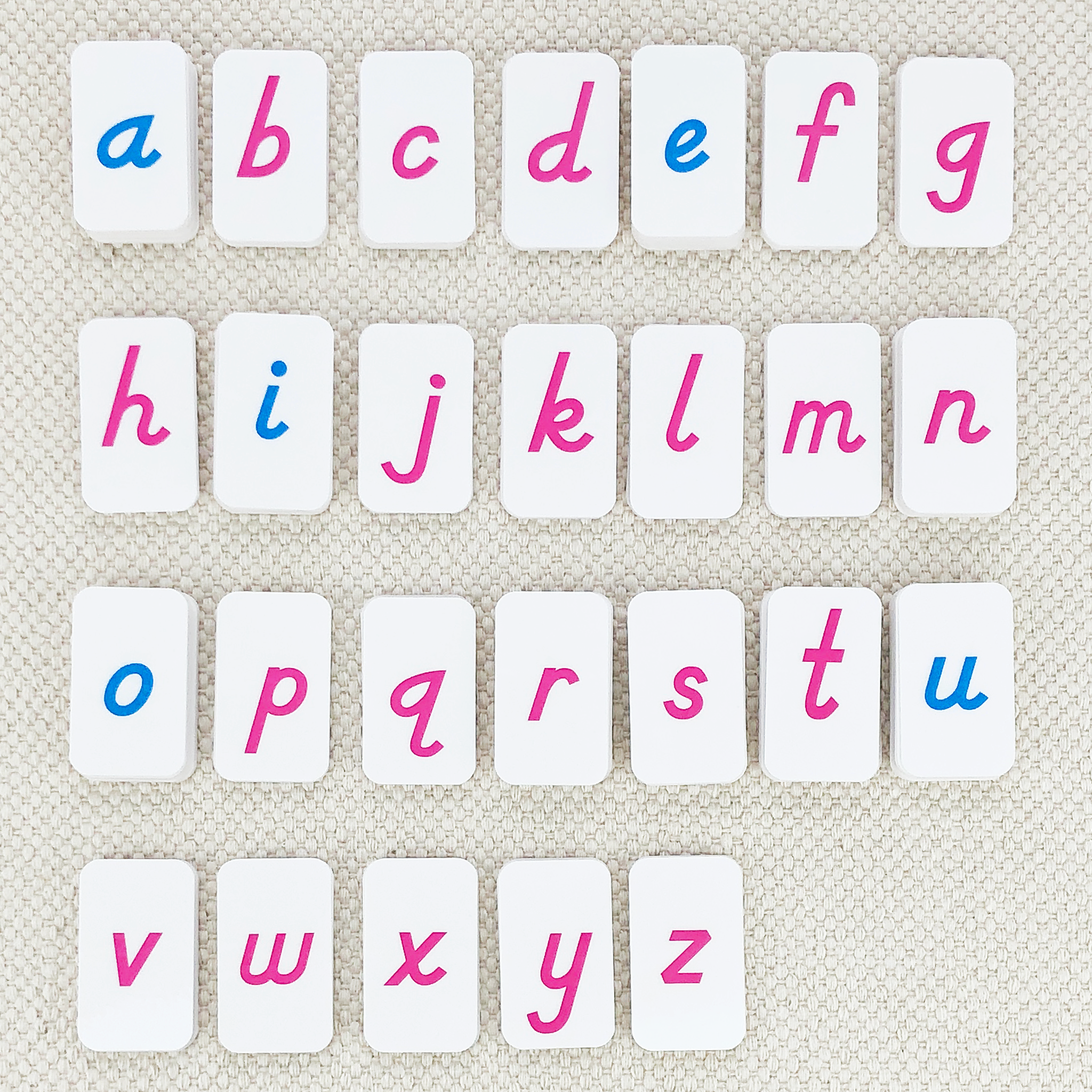 Traditional Pre-Cursive Movable Alphabet - Maitri Learning