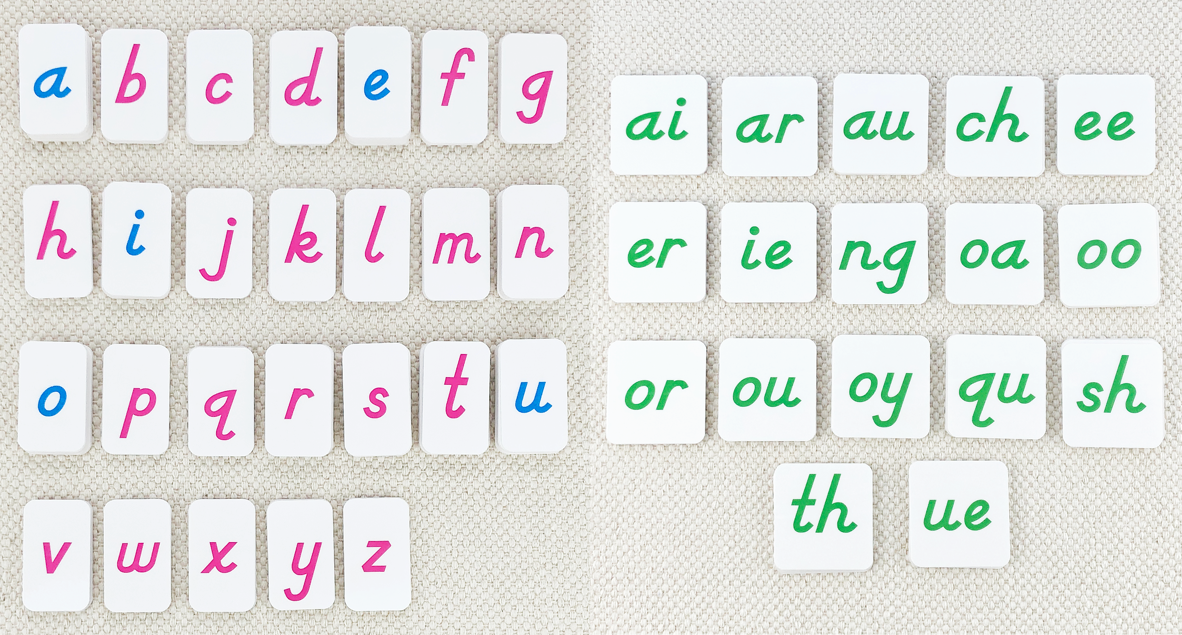 Traditional Pre-Cursive Movable Alphabet - Maitri Learning