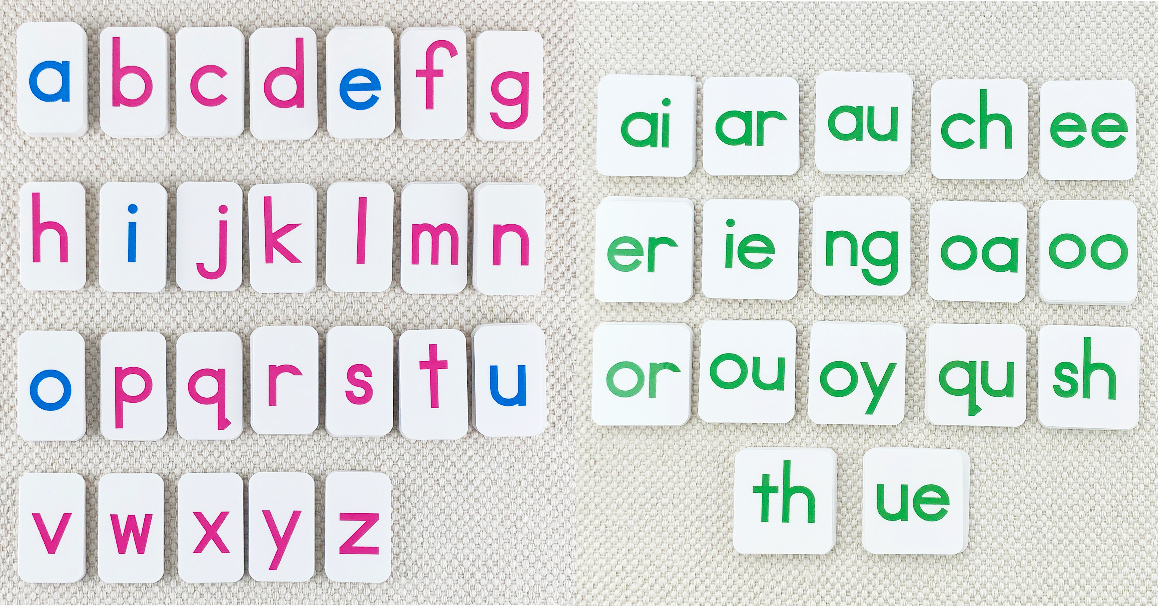 Imperfect Traditional Print Movable Alphabet - Maitri Learning