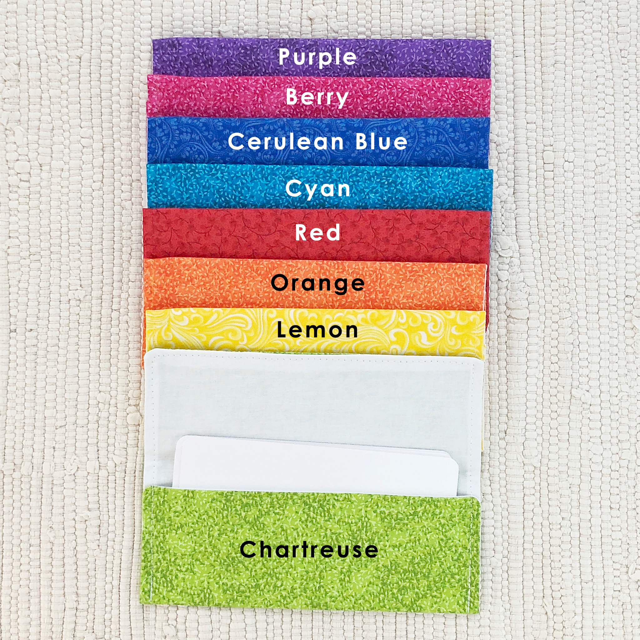 Long Fabric Organizers for Classroom Organization set