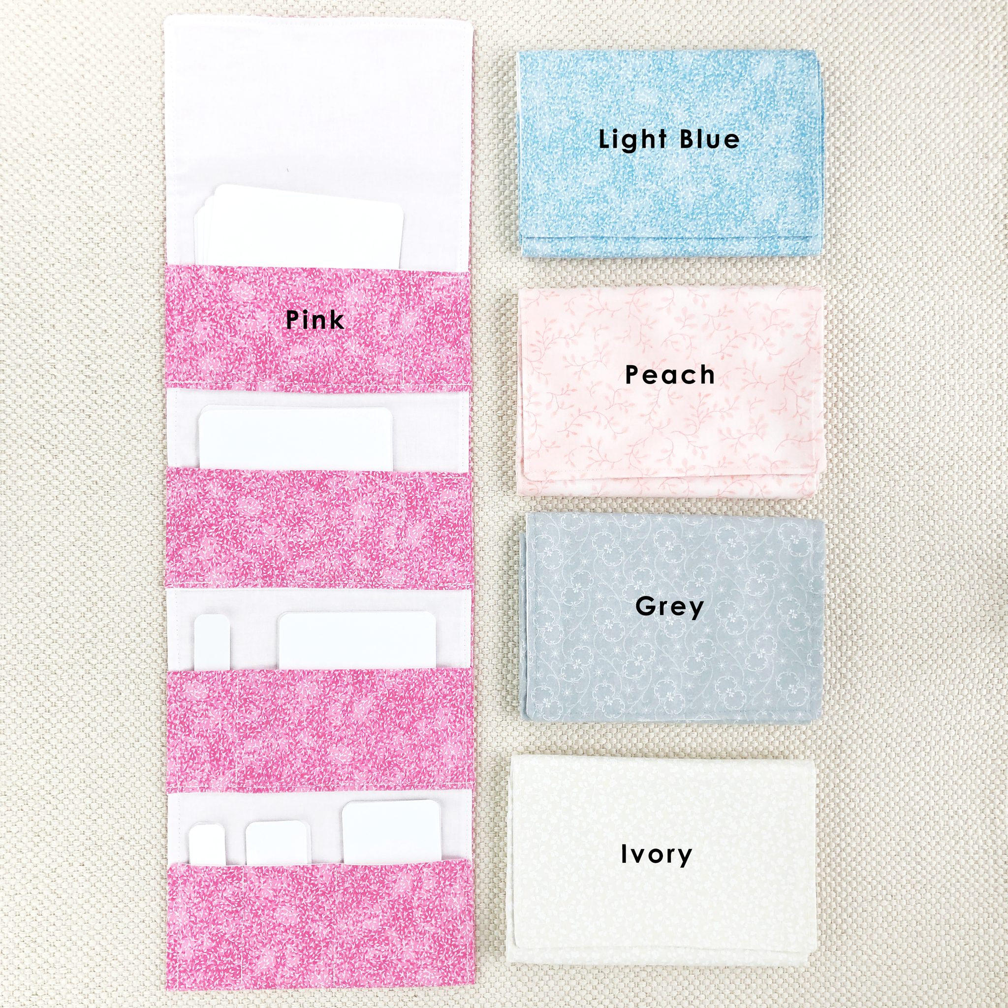 7-pocket Fabric Organizers for Classroom Organization set