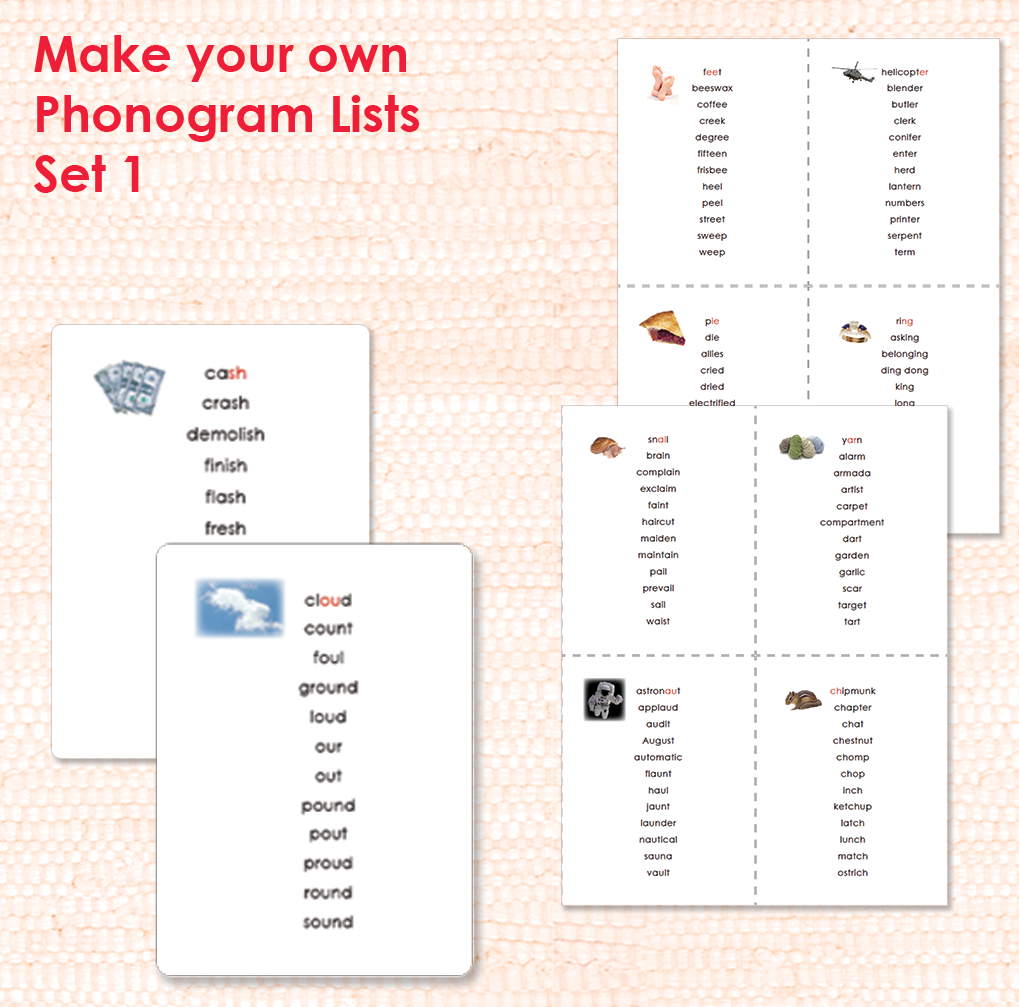 Phonogram Lists Digital - Maitri Learning