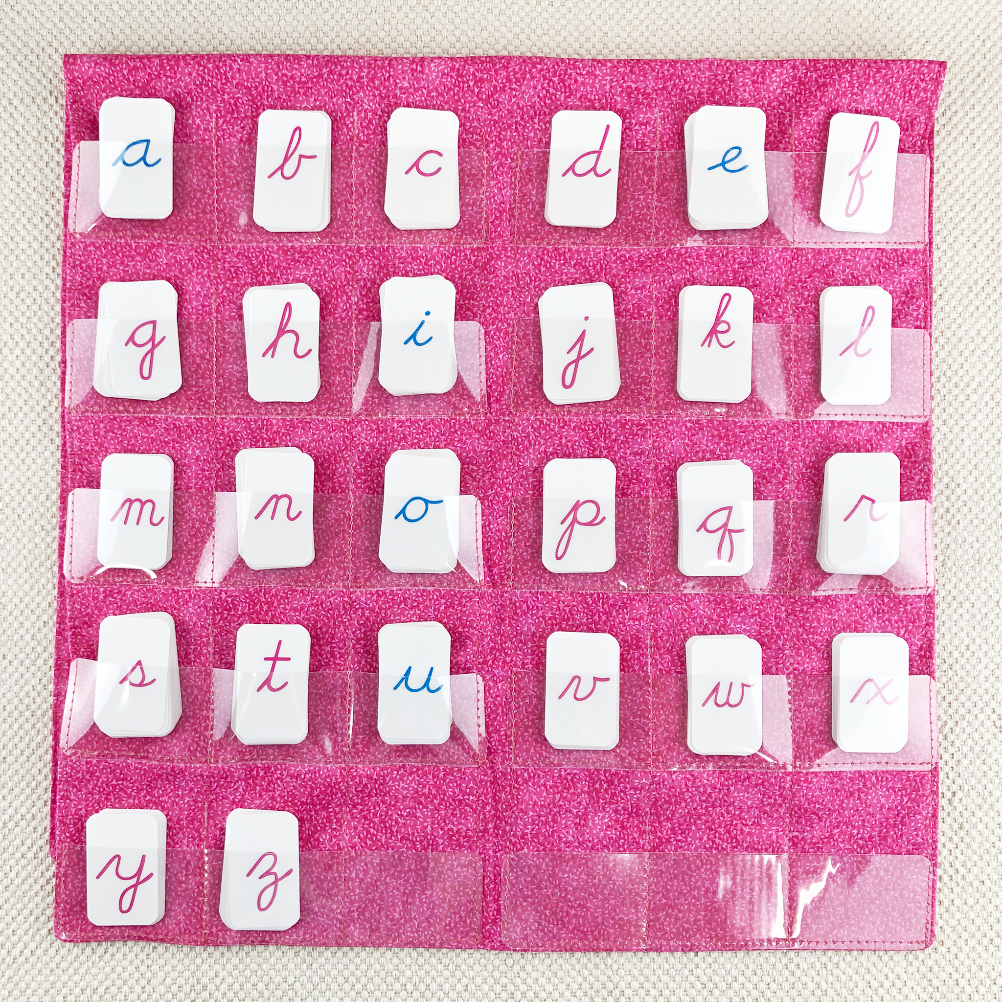 Traditional Cursive Movable Alphabet - Maitri Learning