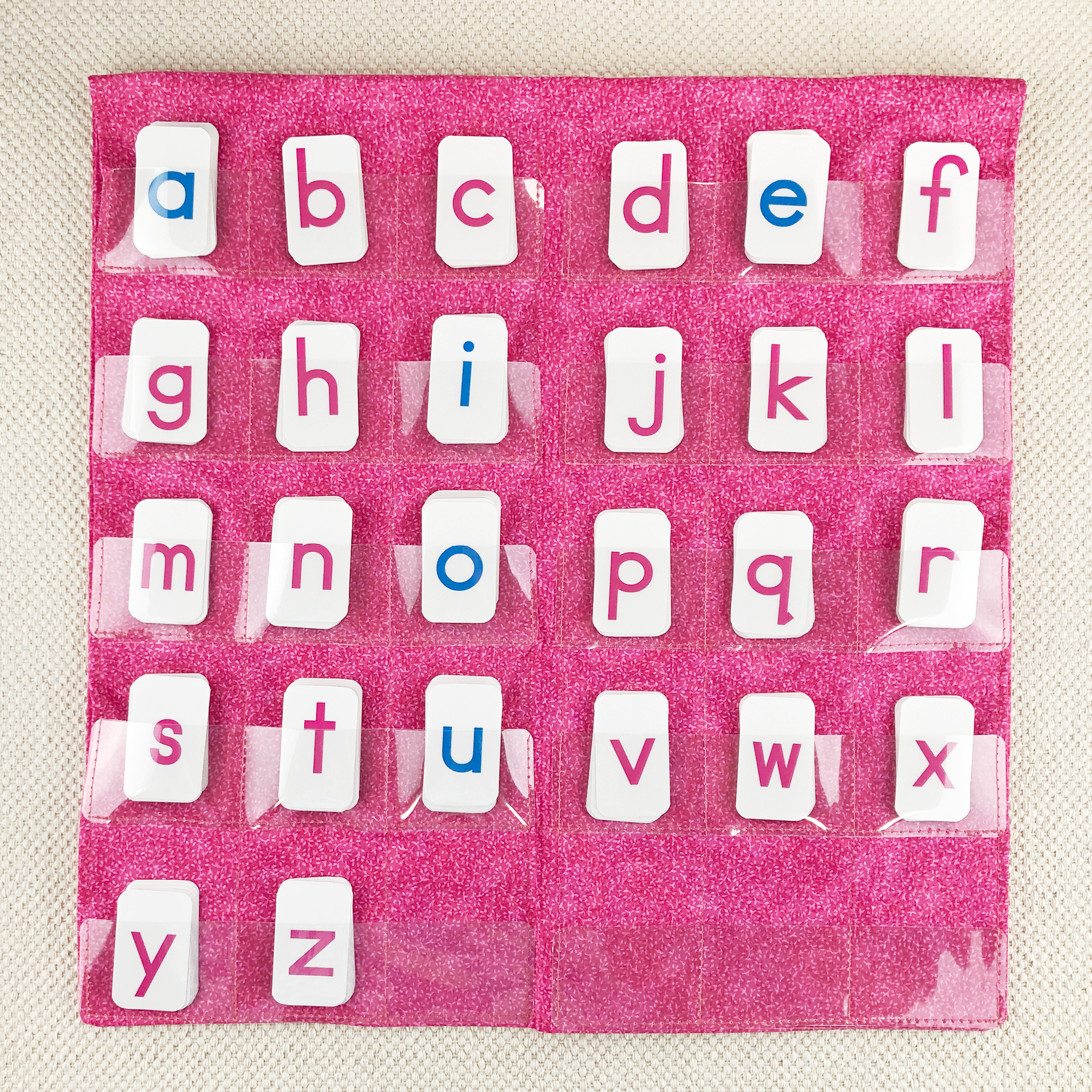 Imperfect Traditional Print Movable Alphabet - Maitri Learning