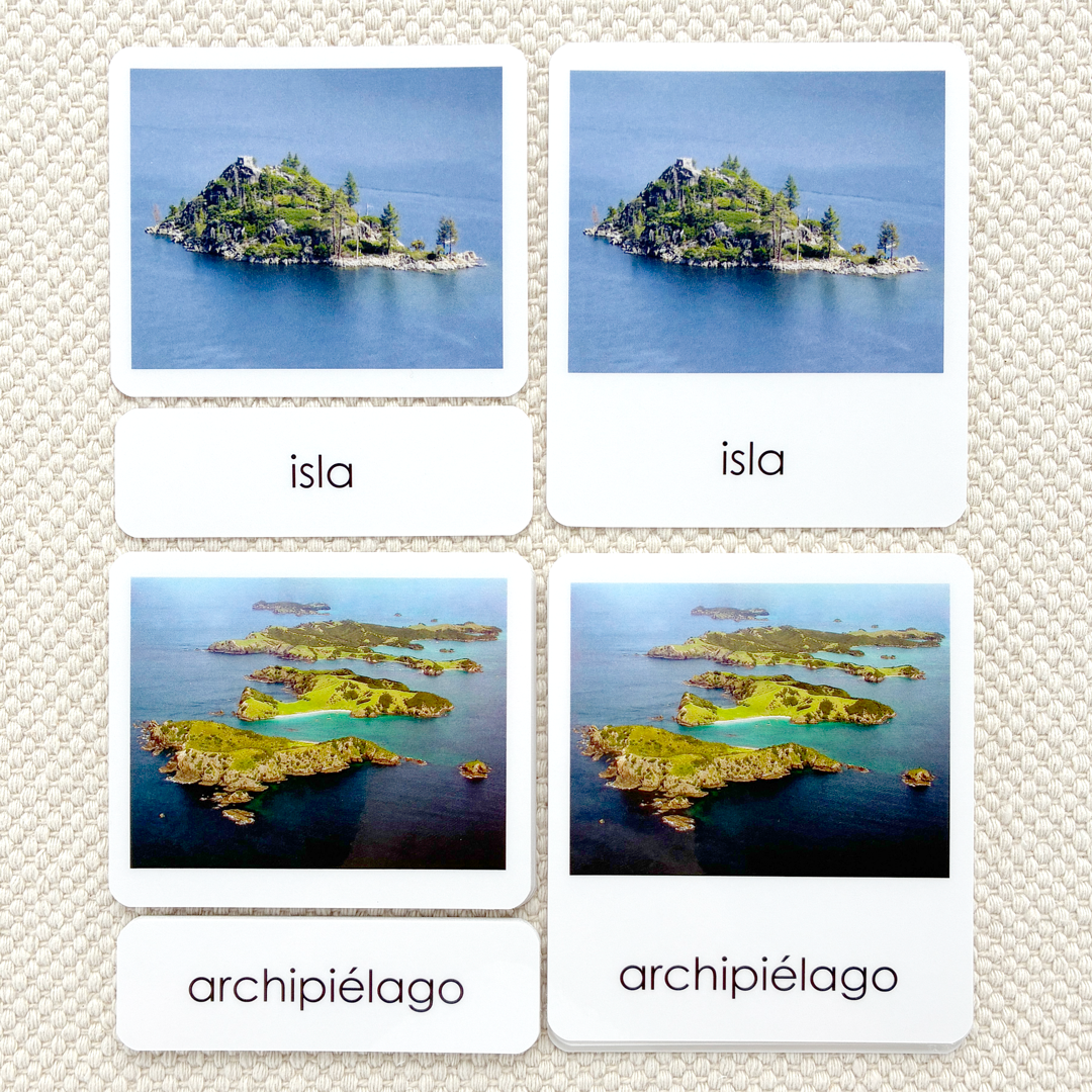 Spanish Land & Water 1 Book & Card Set