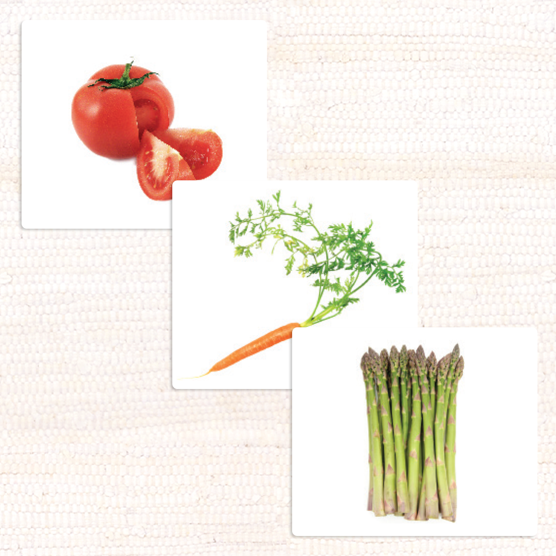 Imperfect Vegetables Vocabulary - Maitri Learning