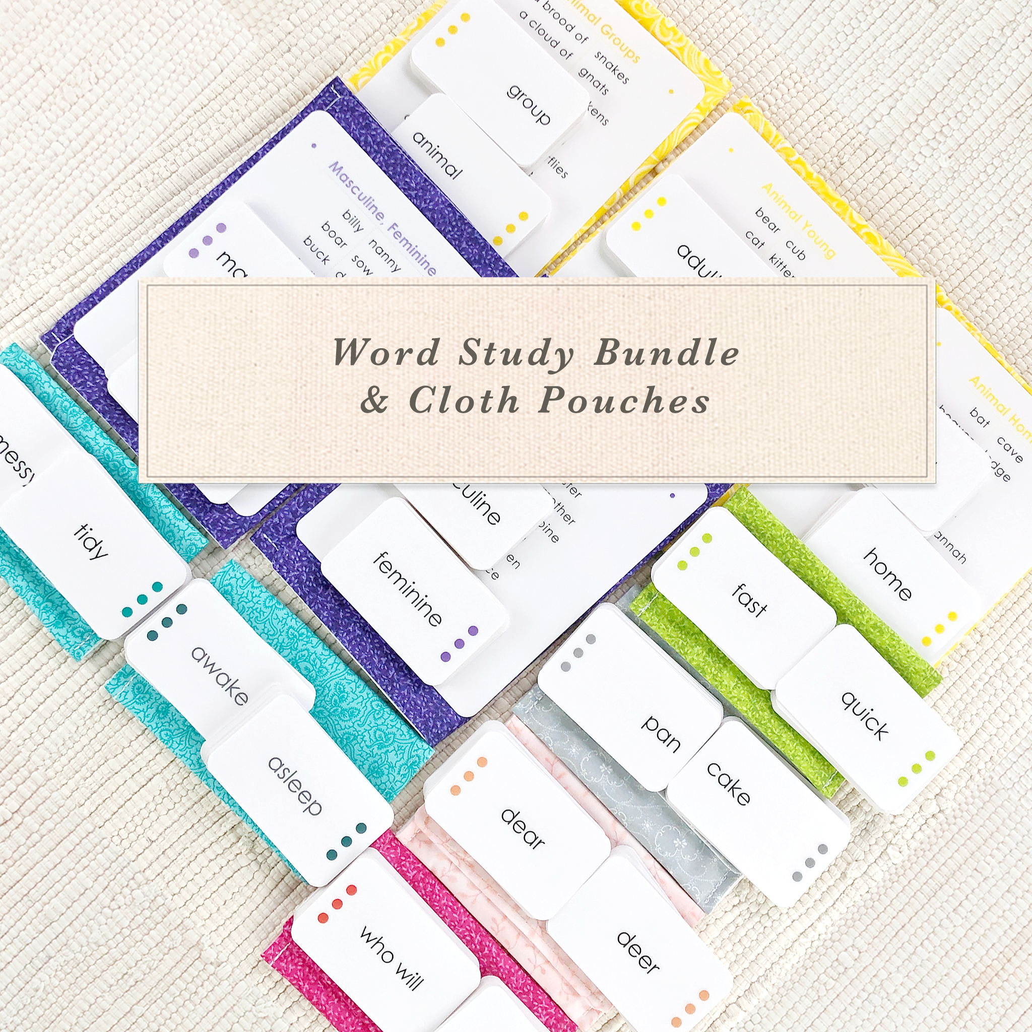 Imperfect Word Study Card Set - Maitri Learning