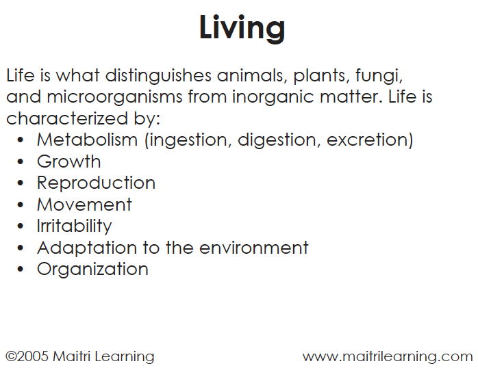 Living 3-Part Reading