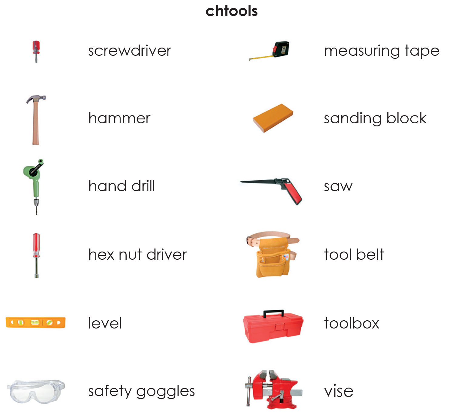 German The Child's Tool 3-Part Reading Cards from Maitri Learning