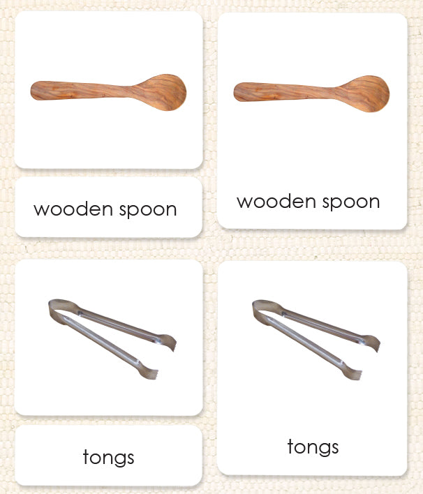 Utensils 3-Part Reading - Maitri Learning