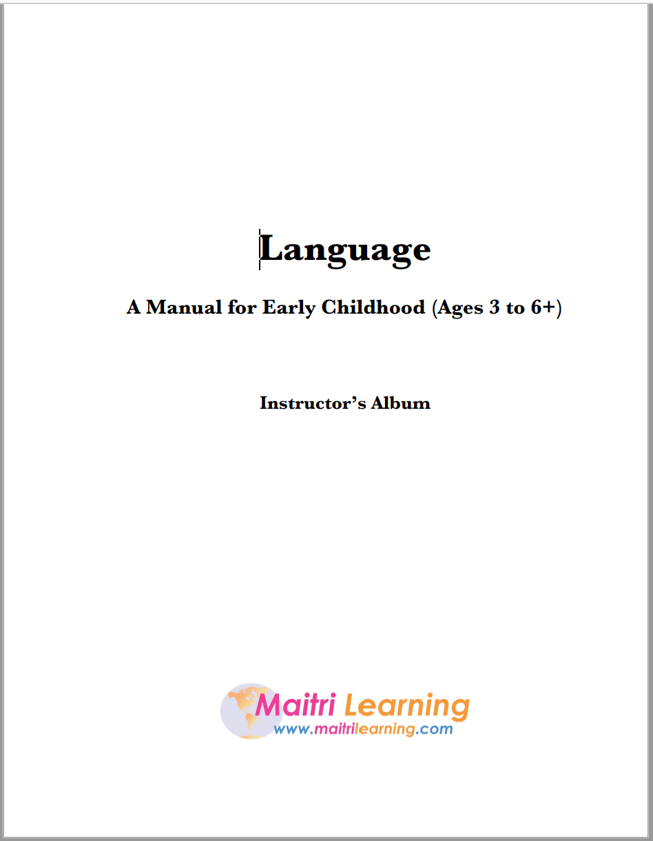 Language Album (EC) - Maitri Learning