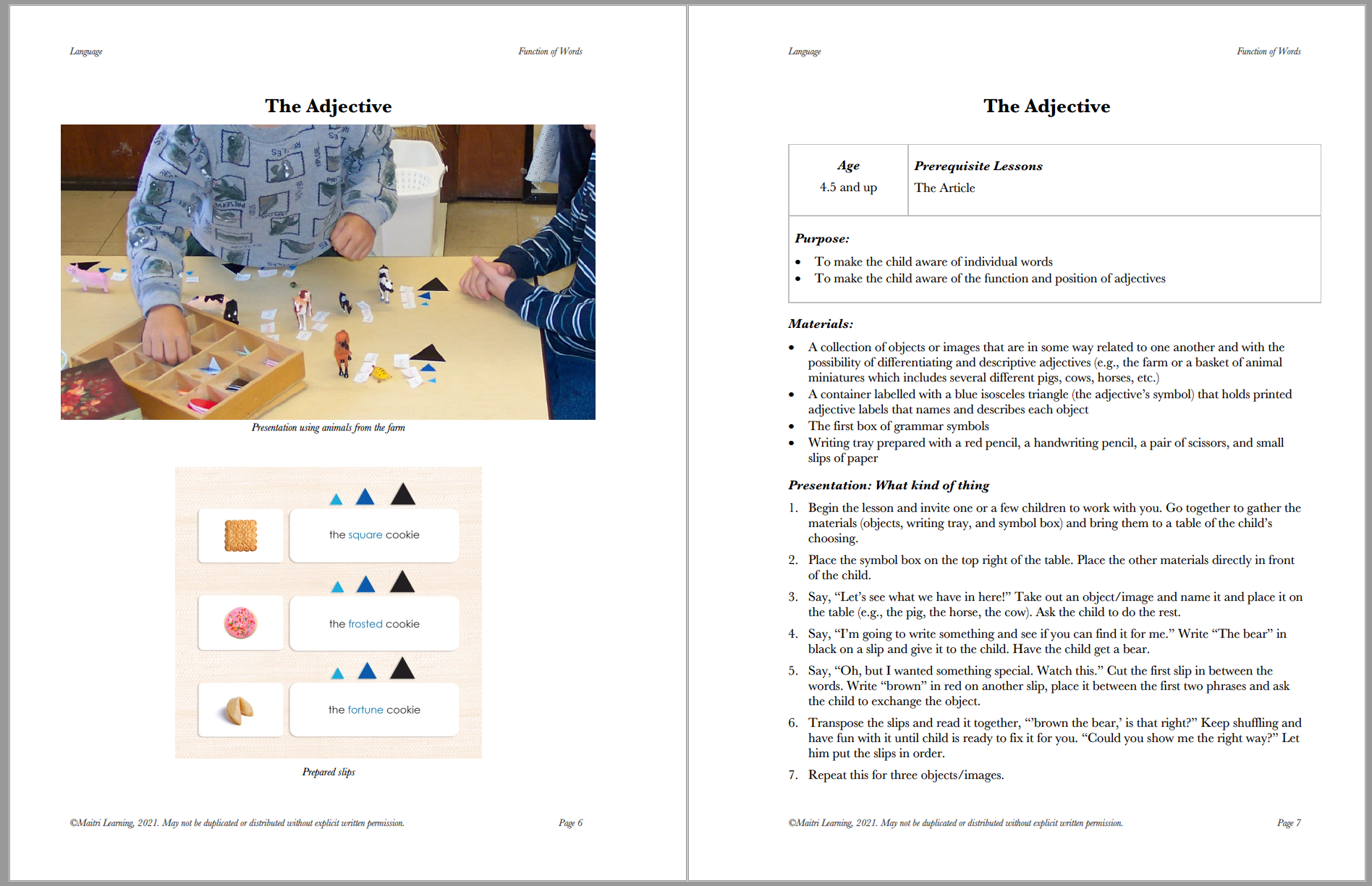 Language Album (EC) - Maitri Learning