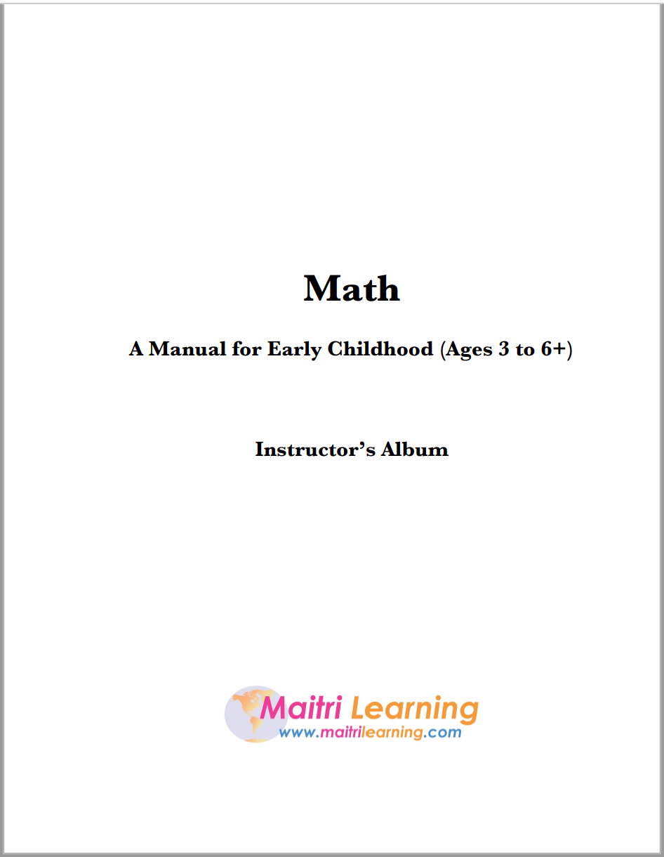 Math Album (EC) - Maitri Learning