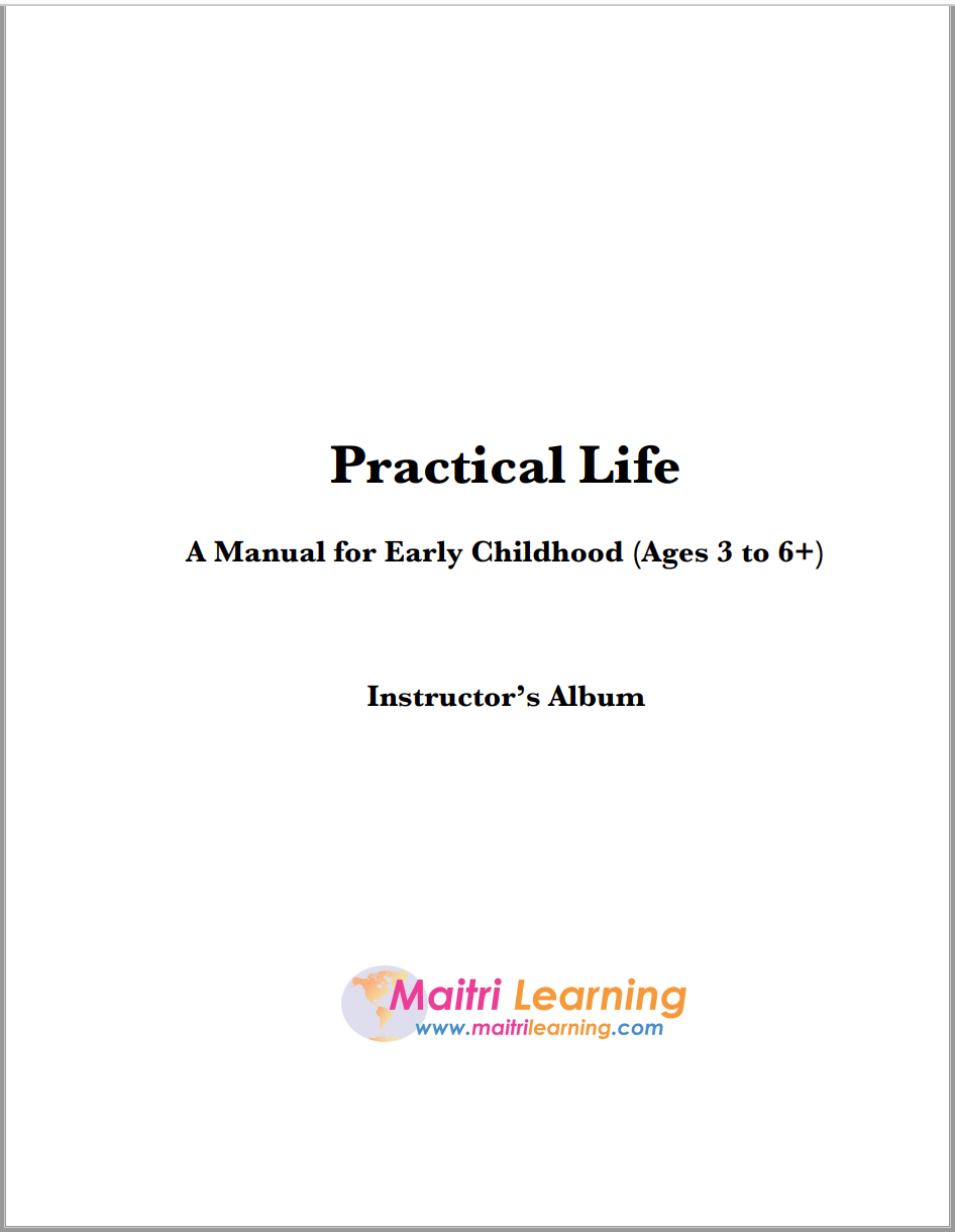 Practical Life Album (EC) - Maitri Learning