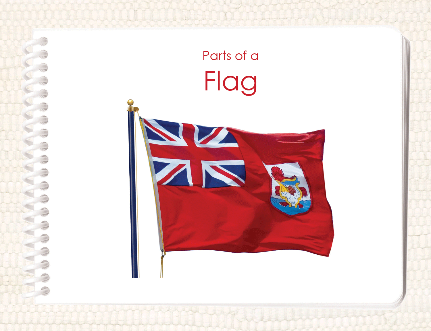 "Parts of" the Flag Book - Maitri Learning
