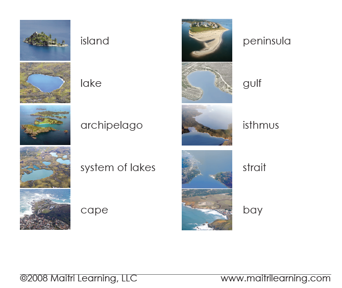 Land & Water 1 3-Part Reading - Maitri Learning