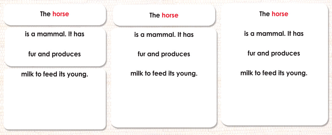 Imperfect Vertebrates Definition Card Set - Maitri Learning