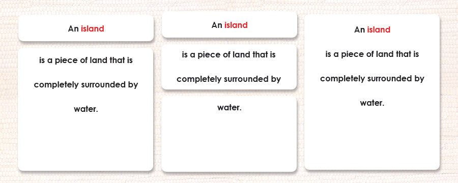 Land & Water 1 Definitions - Maitri Learning