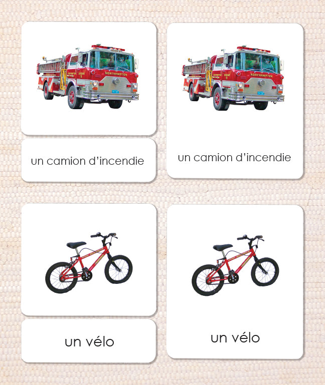 French Transportation 3-Part Reading - Maitri Learning