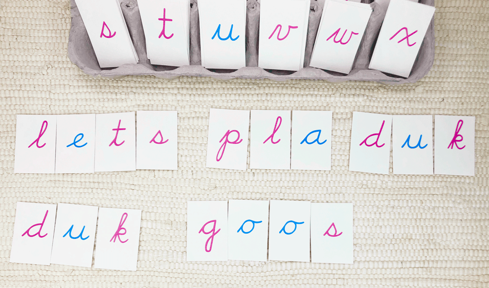 Cardstock Alphabet - Maitri Learning