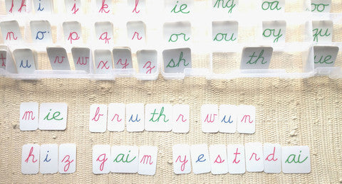 Traditional Movable Alphabet - Maitri Learning