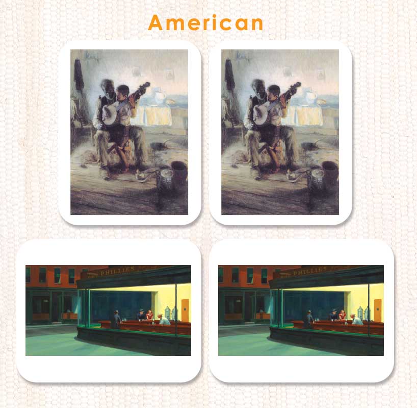 Fine Art Matching Cards - Maitri Learning