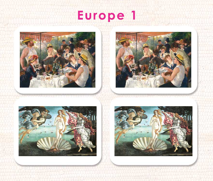 Fine Art Matching Cards - Maitri Learning