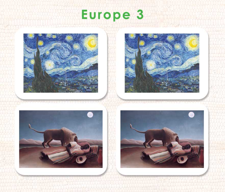 Fine Art Matching Cards - Maitri Learning