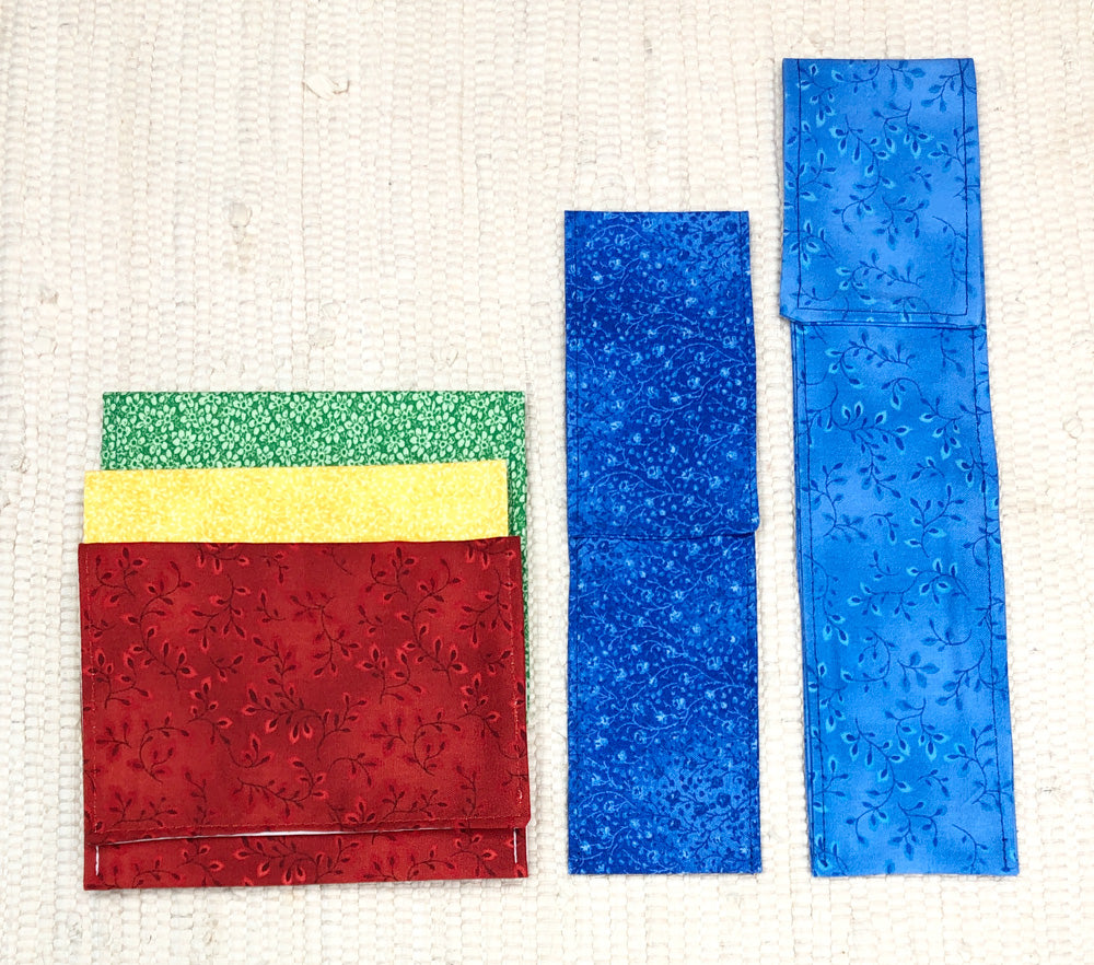Math 1-pocket Fabric Organizers for Classroom Organization