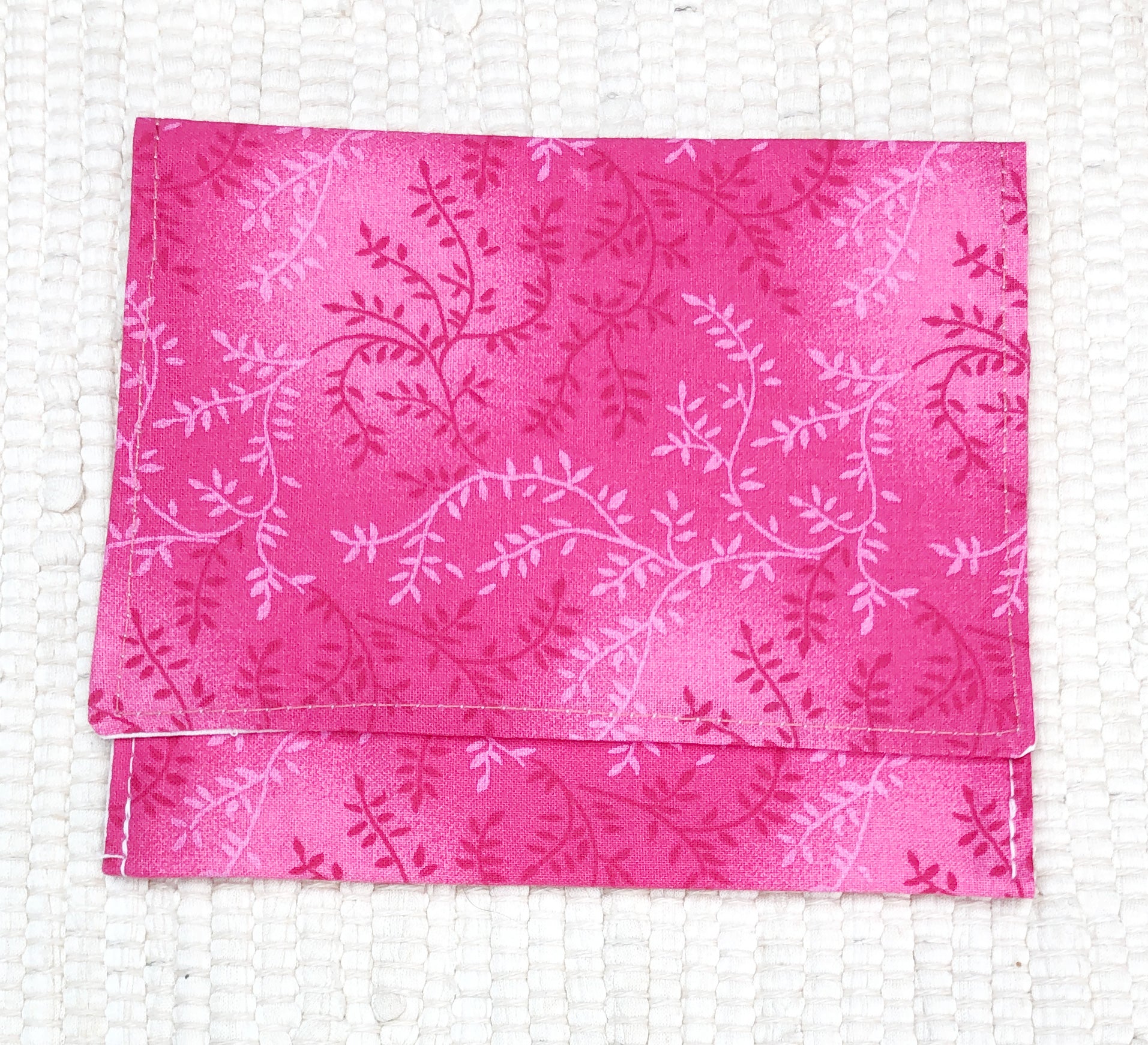 Pink magenta One-Pocket Fabric Organizer for Classroom Organization