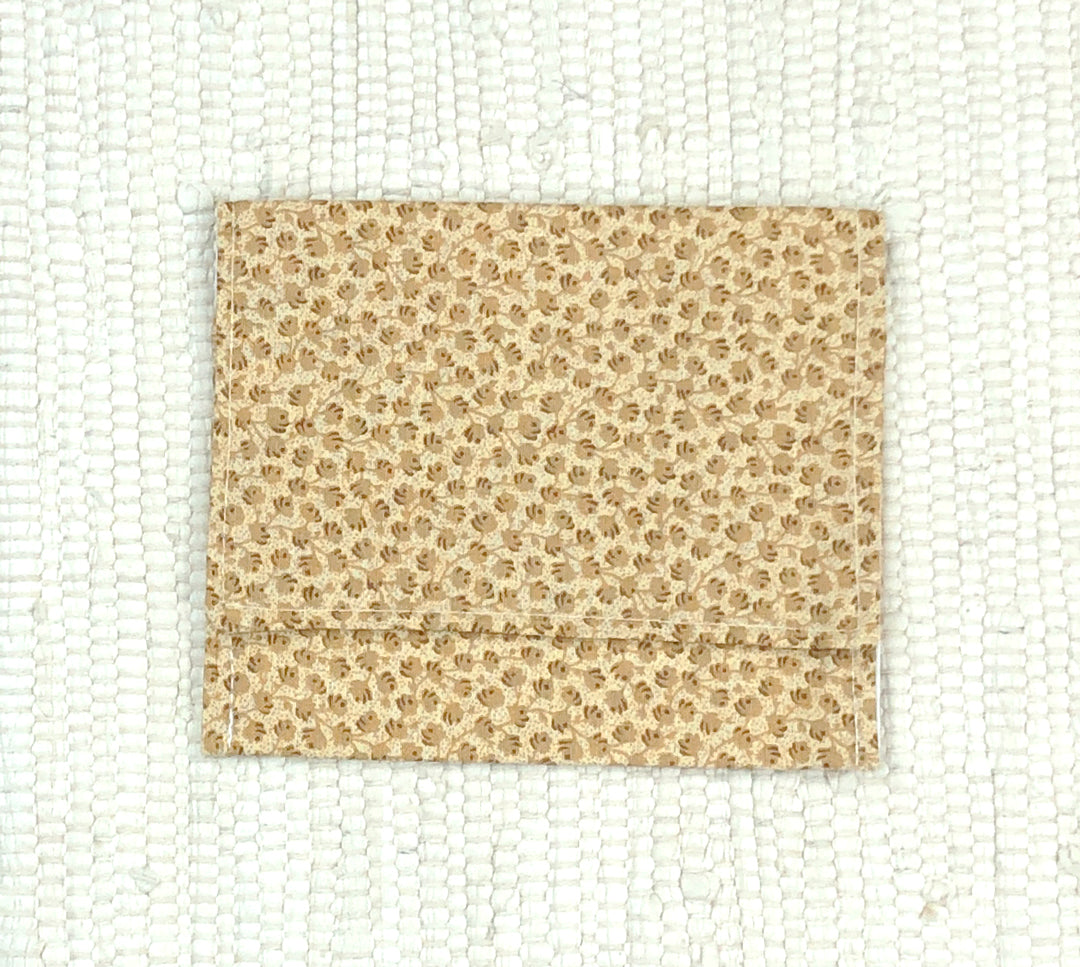 tan One-Pocket Fabric Organizer for Classroom Organization